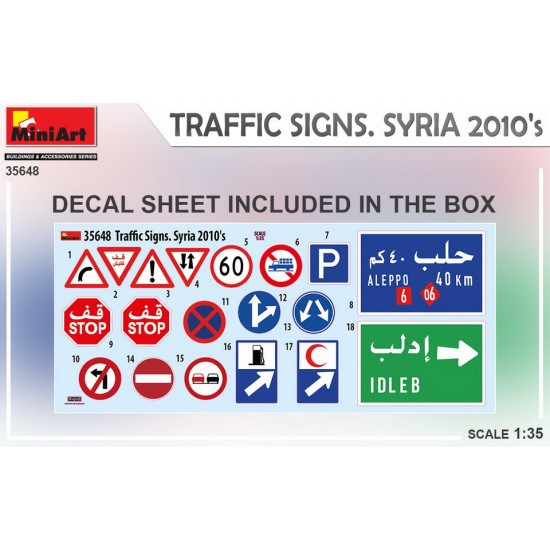 1/35 Traffic Signs, Syria 2010s
