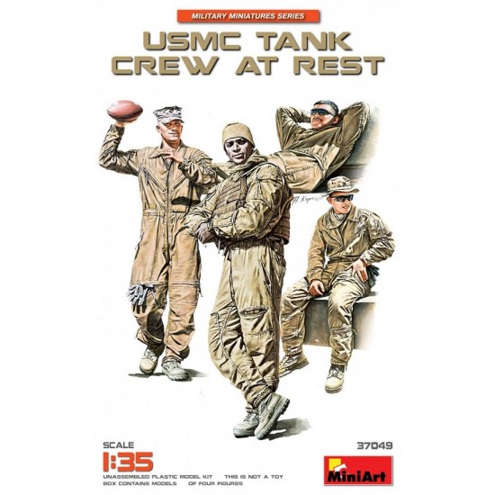 1/35 USMC Tank Crew at Rest (4 figures)