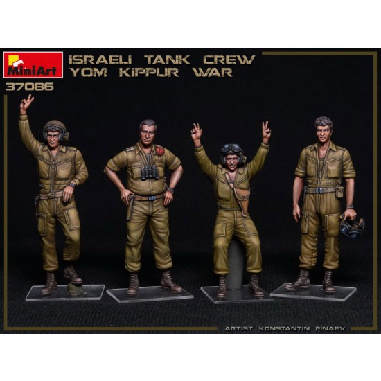 1/35 Israeli Tank Crew Yom Kippur War (4 figures) 1/35 Israeli Tank Crew Yom Kippur War (4 figures)