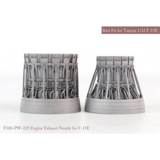 1/32 F-15C/D/E/K P&W Exhaust Nozzle Set for Tamiya kits (Opened)
