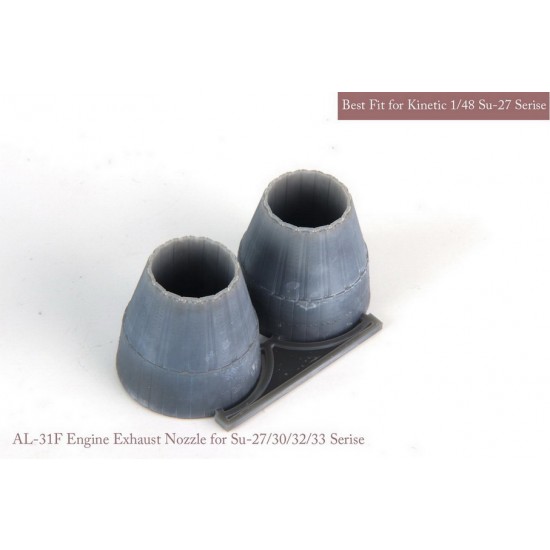 1/48 [SE] SU-27/30/33 Exhaust Nozzle set (closed) for HobbyBoss for Kinetic kits