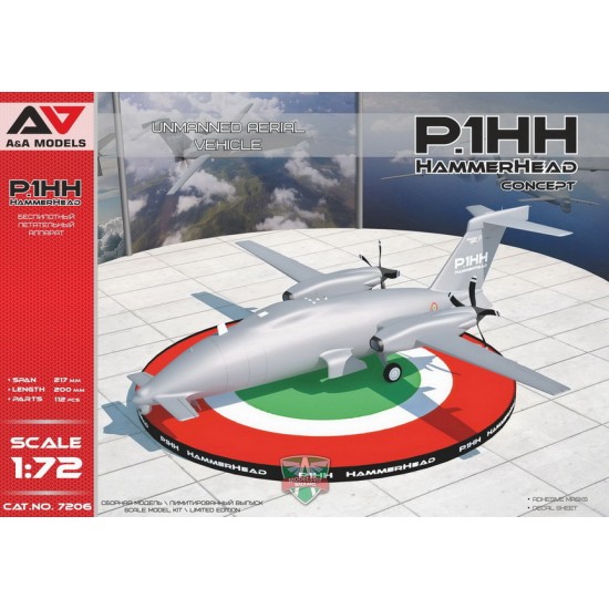 1/72 Piaggio P.1HH Hammerhead (Concept) UAV 1/72 Piaggio P.1HH Hammerhead (Concept) UAV