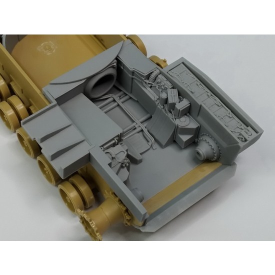 1/48 M1A2 Abrams Engine Detail set for Tamiya kits