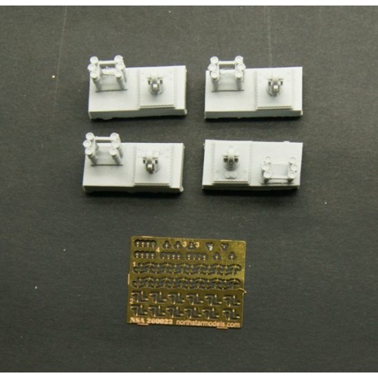 1/200 RBU-1000 Smerch-3 Rocket Launchers (4pcs) 1/200 RBU-1000 Smerch-3 Rocket Launchers (4pcs)