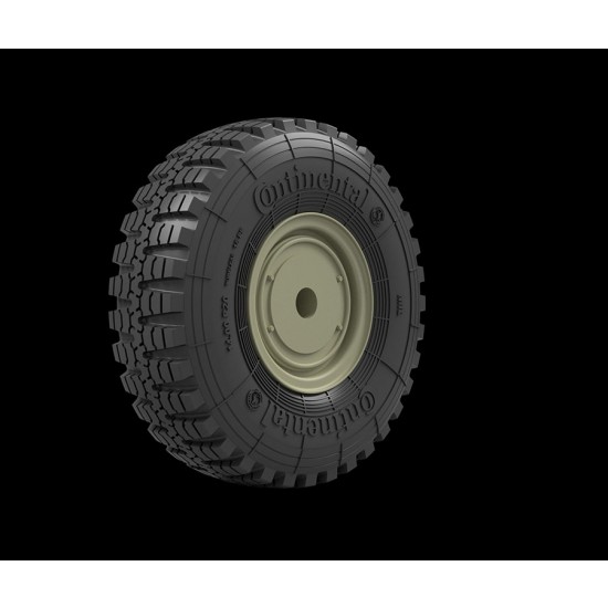 1/35 MAN LKW 10T Mil Road Wheels (Continental MIL) 1/35 MAN LKW 10T Mil Road Wheels (Continental MIL)