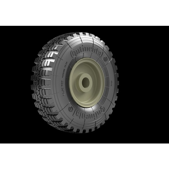 1/35 Tpz. 1 Fuchs Road Wheels (Continental MIL) 1/35 Tpz. 1 Fuchs Road Wheels (Continental MIL)