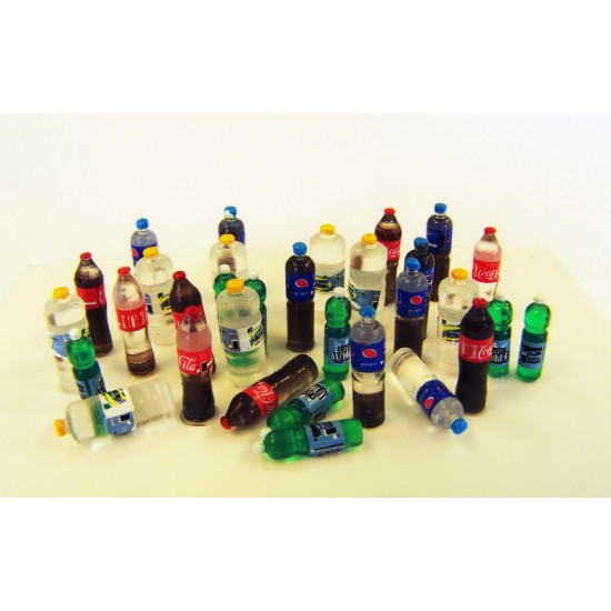 1/35 PET Bottles for Diorama (w/decals)