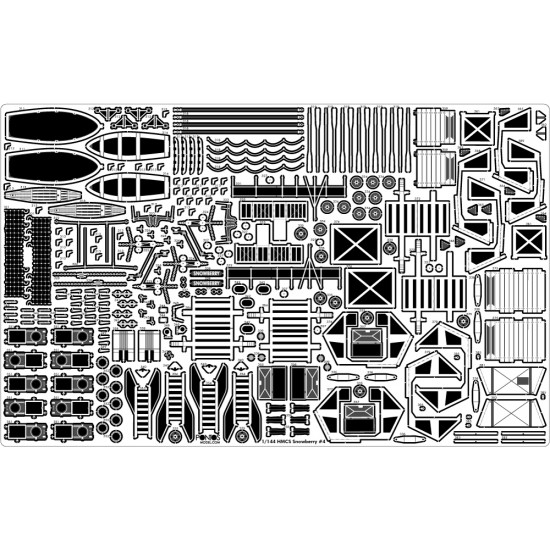 1/144 HMCS Snowberry Flower Class Corvette Detail Up Set for Revell kit #05132