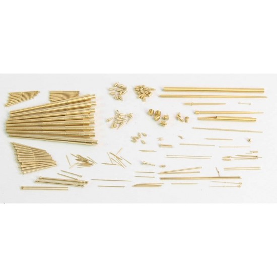 1/200 Bismarck 1941 Basic Detail-up Set Ver.2 (without Wooden Deck) for Trumpeter kit
