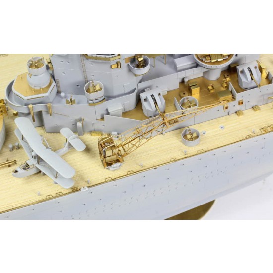 1/200 HMS Rodney Battleship Super Detail Set for Trumpeter #03709 1/200 HMS Rodney Battleship Super Detail Set for Trumpeter #03709