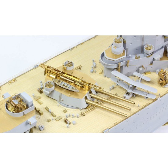 1/200 HMS Rodney Battleship Super Detail Set for Trumpeter #03709 1/200 HMS Rodney Battleship Super Detail Set for Trumpeter #03709