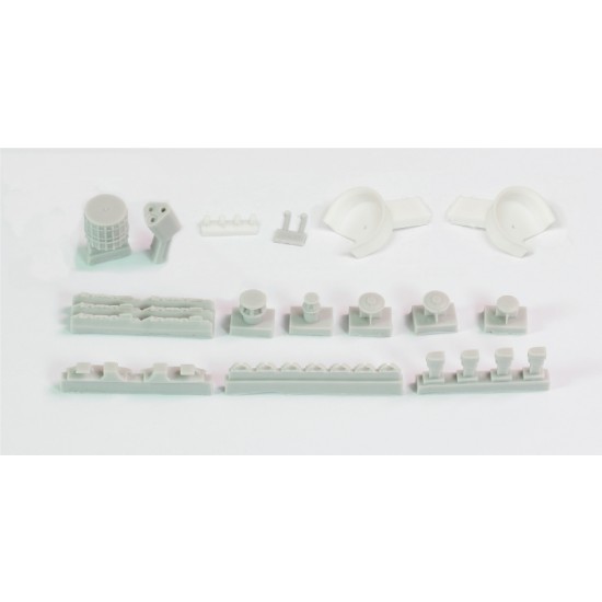 1/200 HMS Rodney Battleship Super Detail Set for Trumpeter #03709 1/200 HMS Rodney Battleship Super Detail Set for Trumpeter #03709