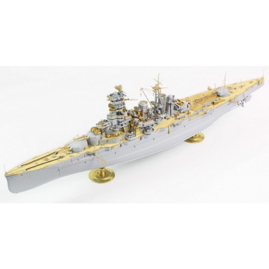 1/350 IJN Kongo 1944 Super Detail set with Wooden Deck for Fujimi kit 1/350 IJN Kongo 1944 Super Detail set with Wooden Deck for Fujimi kit