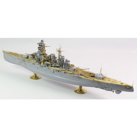 1/350 IJN Kongo 1944 Super Detail set with Wooden Deck for Fujimi kit 1/350 IJN Kongo 1944 Super Detail set with Wooden Deck for Fujimi kit