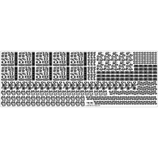 1/350 USS BB-35 Texas 1945 Super Detail Set (20B Deck Blue Deck) for Trumpeter #05340 1/350 USS BB-35 Texas 1945 Super Detail Set (20B Deck Blue Deck) for Trumpeter #05340