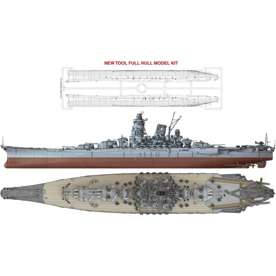 1/700 IJN Yamato 1945 Battleship 1/700 IJN Yamato 1945 Battleship