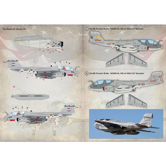Decals for 1/72 Northrop Grumman EA-6B Prowler Part 2