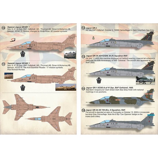 Decals for 1/72 Jaguar GR.Mk1 Decals for 1/72 Jaguar GR.Mk1