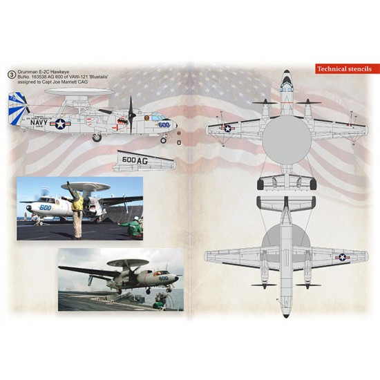 Decals for 1/72 Grumman E-2C Hawkeye Part 2 The Complete Set