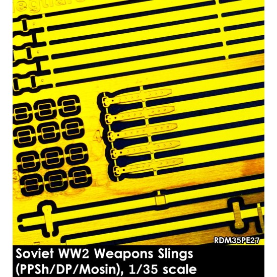 1/35 Soviet Weapons Slings (PPSh/DP28/Mosin)