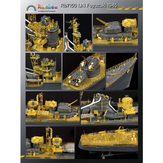 1/700 IJN Destroyer Fuyuzuki 1945 Resin Ship Kit 1/700 IJN Destroyer Fuyuzuki 1945 Resin Ship Kit