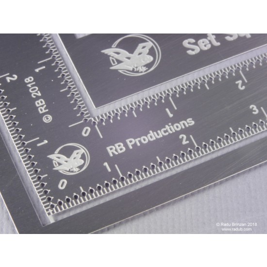 Set Square and Protractor - Centimetres