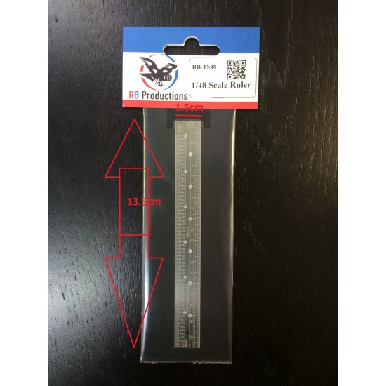 1/48 Scale Ruler for Modelling