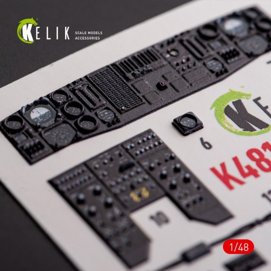 1/48 UH-60A Black Hawk Type 1 Interior parts (3D decals) for ICM kit 1/48 UH-60A Black Hawk Type 1 Interior parts (3D decals) for ICM kit
