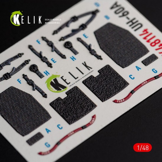 1/48 UH-60A Black Hawk Type 2 Defence Intelligence of Ukraine Interior parts for ICM kit 1/48 UH-60A Black Hawk Type 2 Defence Intelligence of Ukraine Interior parts for ICM kit