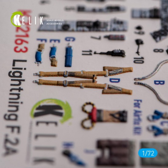 1/72 F.2A Lighting Interior parts (3D decals) for Airfix kit 1/72 F.2A Lighting Interior parts (3D decals) for Airfix kit