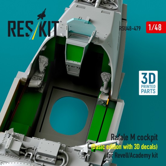 1/48 Rafale M Cockpit (Basic edition with 3D decals) for Revell/Academy kit 1/48 Rafale M Cockpit (Basic edition with 3D decals) for Revell/Academy kit