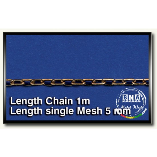 Metal Chain (B) Length Single Mesh 5mm