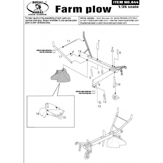 1/35 Farm Plow