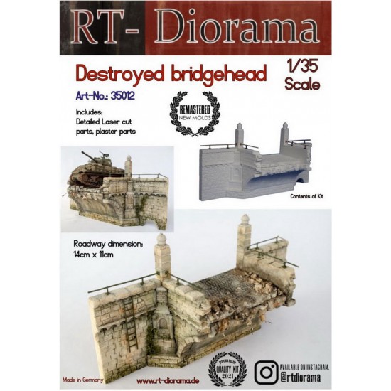 1/35 Destroyed Bridgehead