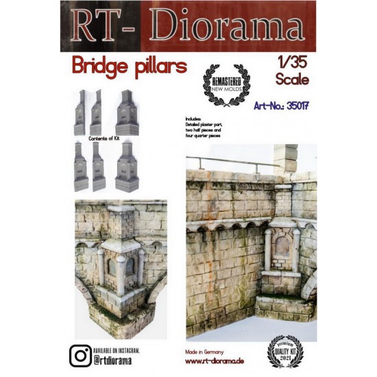 1/35 Bridge Pillars (6pcs)