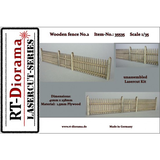 1/35 Wooden Fence No.2