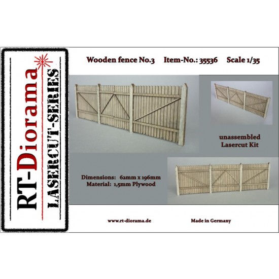 1/35 Wooden Fence No.3