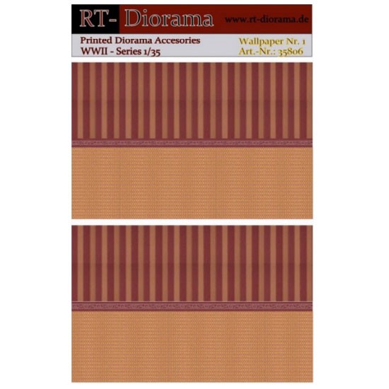 1/35 Printed Accessories: Wallpaper Nr.1 1/35 Printed Accessories: Wallpaper Nr.1