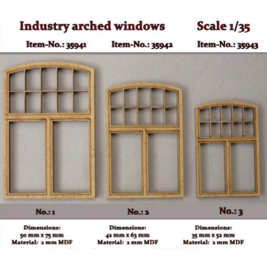 1/35 Industry Arched Windows No.2