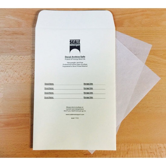 Decal Archive Safe Envelopes 6x9(152.4mm x 228.6mm)