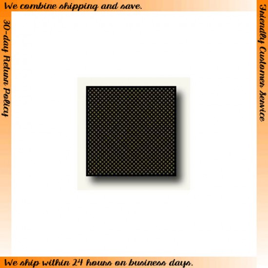 Carbon Fiber Plain Weave Black/Metallic Khaki Decals