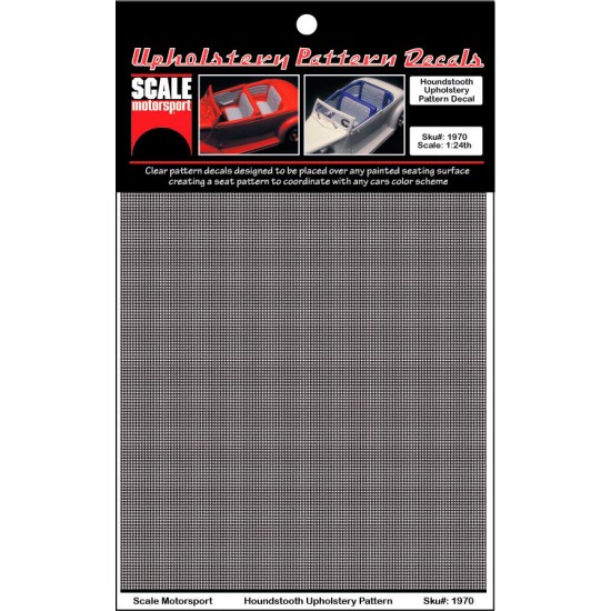 1/24 Houndstooth Upholstery Pattern Decals
