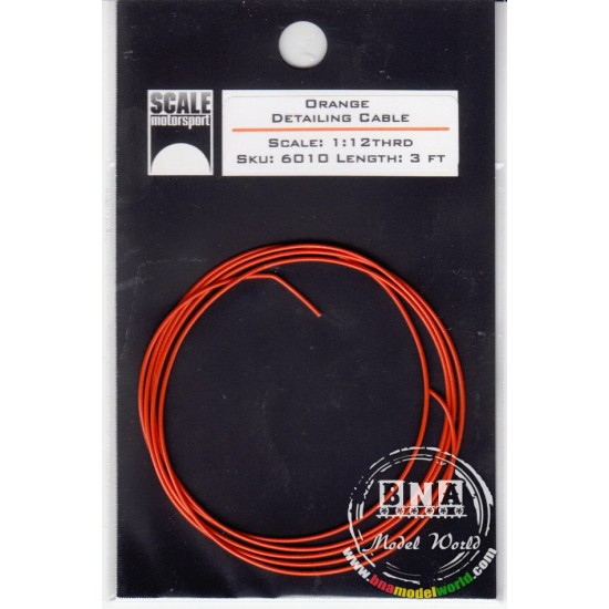 1/12th Orange General Detailing Wire