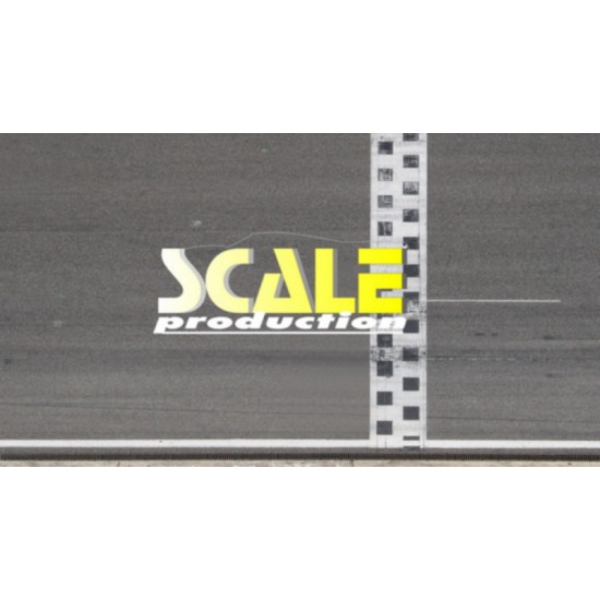 1/24 Self-Adhesive Pitlane Diorama/Display Base Sticker 7 (225x120mm)
