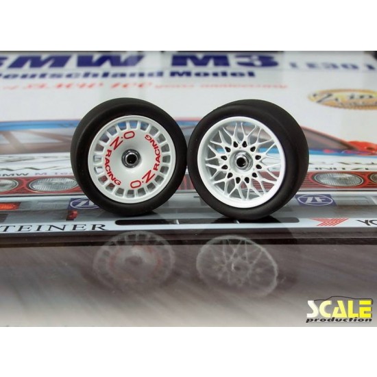 1/24 18 OZ Racing Wheels for Beemax M3 DTM kits (dia. 20.5mm, width 10.5mm) 1/24 18 OZ Racing Wheels for Beemax M3 DTM kits (dia. 20.5mm, width 10.5mm)