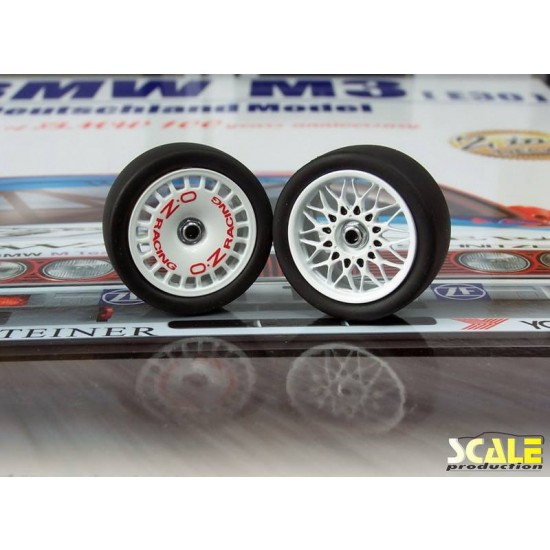 1/24 18 OZ Racing Wheels for Beemax M3 DTM kits (dia. 20.5mm, width 10.5mm)