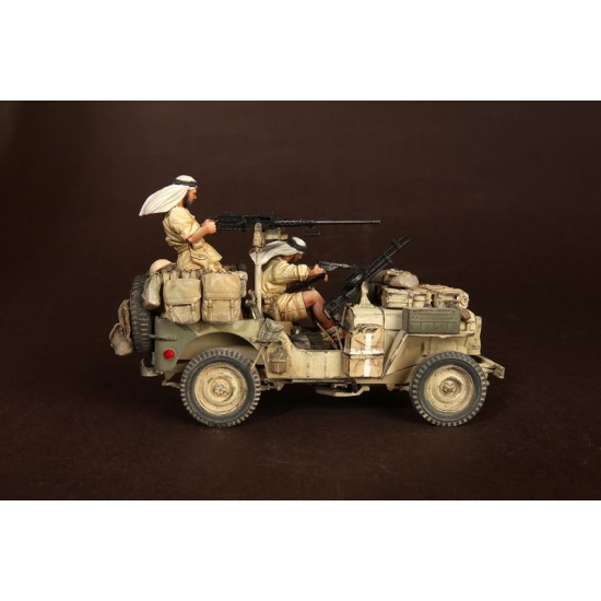 1/35 North Africa Crew of the Jeep SAS 1941-42 #1 (2 figures)