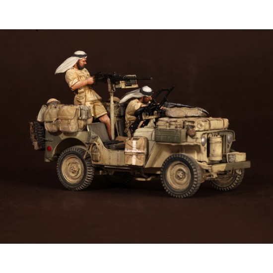 1/35 North Africa Crew of the Jeep SAS 1941-42 #1 (2 figures)