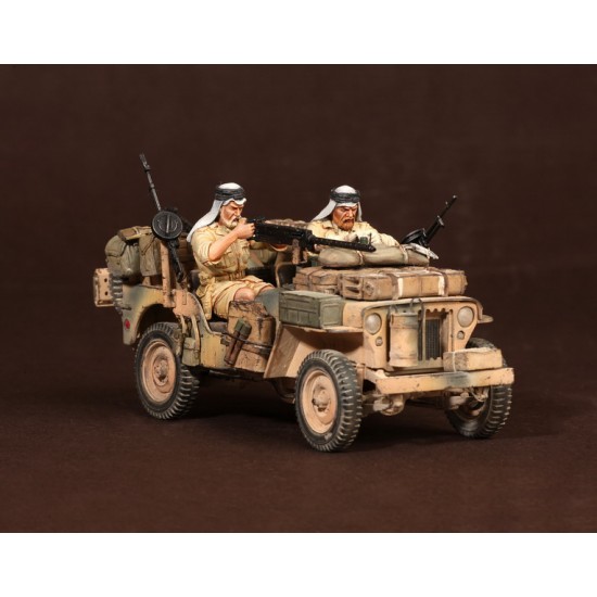 1/35 North Africa Crew of the Jeep SAS 1941-42 #3 (2 figures)