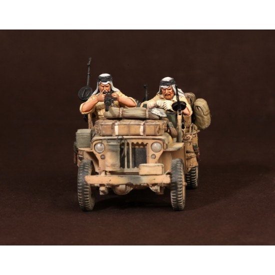 1/35 North Africa Crew of the Jeep SAS 1941-42 #3 (2 figures)